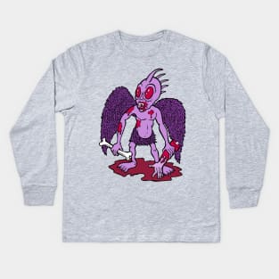 Chupacabra Goat Sucker Kids Long Sleeve T-Shirt